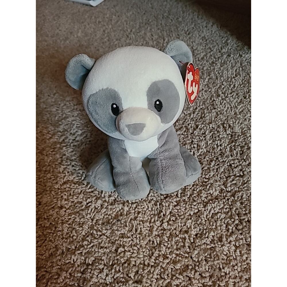 Baby Ty - MITTENS the Panda Bear 6-7" NWT Plush Stuffed Animal Toy